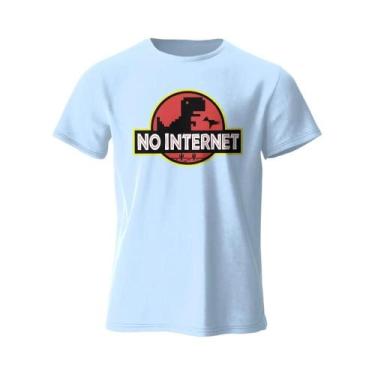 Imagem de Camiseta De Algodão Oversized Masculina Com Estampa Engraçada Sem Inte