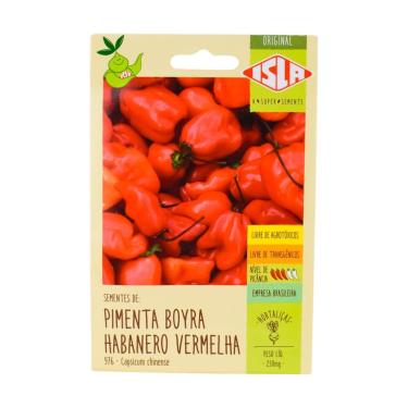 Imagem de Kit Semente de Pimenta Boyra Habanero Vermelho 0,25g + Semente de Cenoura Nantes 0,35g