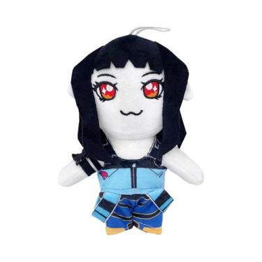 Imagem de Boneco De Pelúcia Tigre Roxo Anime Kpop Caçador De Demônios Com Chapéu