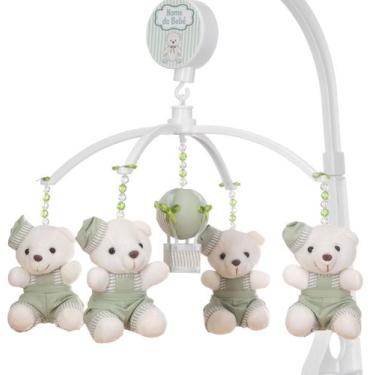 Imagem de Mobile Para Berço Musical Giratório Boina Balão Verde - Le-Leão Artigo