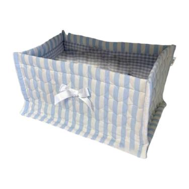 Imagem de Kuntesetty Cesto Organizador Retangular de Grande Capacidade, Versátil E Bonito para Armário, Ideal para Decoração E Organização de Casa, Style E, Tamanho real