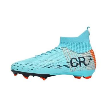 Imagem de Chuteiras De Futebol Masculinas De Cano Alto Antiderrapantes Para Futs