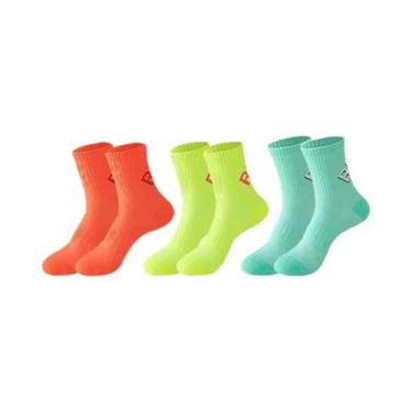 Imagem de Meias De Corrida Unissex De Cano Curto 2 Pares Com Sola Acolchoada Par