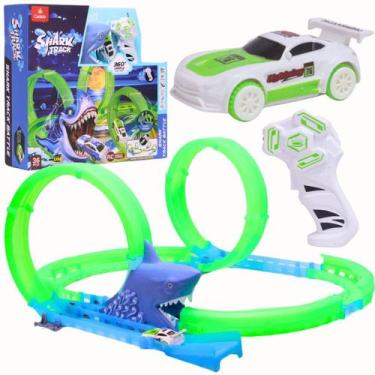 Imagem de Pista Carrinho Brilha No Escuro Controle Remoto - Castela - Castela Br