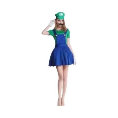 Imagem de Fantasia Deluxe De Luigi Para Adultos, Cosplay Dos Super Irmãos, Fanta