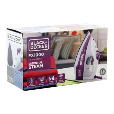 Imagem de Ferro À Vapor Black E Decker 1200w Antiaderente 220v Fx1000
