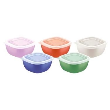 Imagem de Pote Tramontina Mixcolor Em Polipropileno Misto Com Tampa Transparente 300 Ml