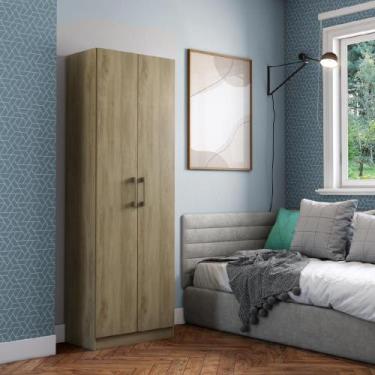 Imagem de Armário Utilitário Sapateira 2 Portas Noce Carraro - Móveis Carraro