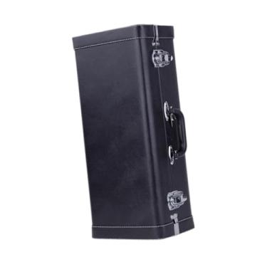 Imagem de Esquirla Estojo para saxofone alto, bolsa de armazenamento retangular protetora, acessórios práticos e duráveis, bolsa de transporte para saxofone alto, Preto