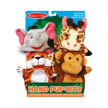 Imagem de 4 Fantoches Série Amigos do Zoológico - Melissa & Doug - Sunny Brinque