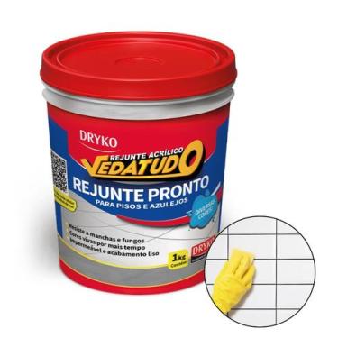 Imagem de Rejunte Acrilico Piso Porcelanato Banheiro Piscina Dryko 1kg Diversas 
