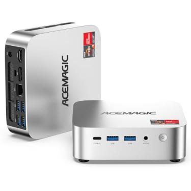 Imagem de ACEMAGIC Computadores Mini PC K1, AMD Ryzen 4300U (eats 3550H/3500U/N150, até 3,7 Ghz), 16GB DDR4 RAM 1TB M.2 SSD, Triple 4K/3xUSB3.2 WiFi5/BT4.2, VESA GbE USBC, HTPC/Business Office
