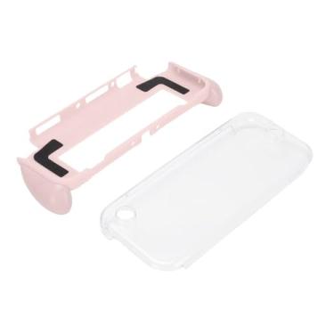 Imagem de Fabater OLED Handheld Console Grip Capa Protetora à Prova de Choque para Jogos Confortáveis ​​em Movimento, Capa Antideslizante Acoplável para Jogadores Feita de ABS, Materiais de PC (Rosa)