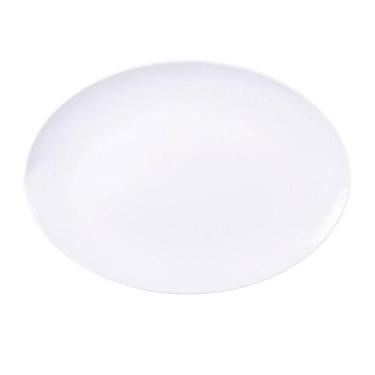 Imagem de Travessa Oval Porcelana 32x25cm Tramontina Sophia Servir Bandeja Rasa 