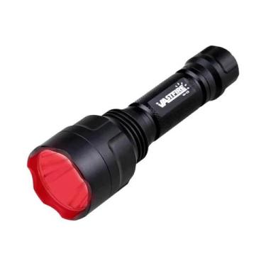 Imagem de Lanterna Tática Vermelha C8 Potente Com Luz Verde, Vermelha E Branca, 