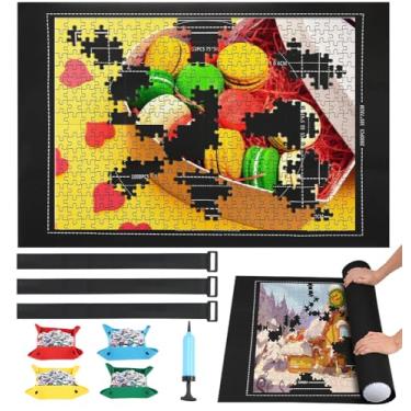 Imagem de Porta Quebra Cabeça, Tapete Quebra Cabeça, Porta Puzzle, Porta Puzzle 3000 Peças, Tapete Quebra Cabeça 1000 Peças, Tapete para Quebra Cabeça, Separador de Peças Quebra Cabeça, Suporte Quebra Cabeça