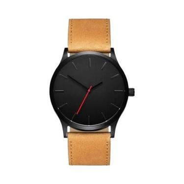 Imagem de Relógio De Pulso Masculino Casual Com Pulseira De Couro, Melhor Vendas