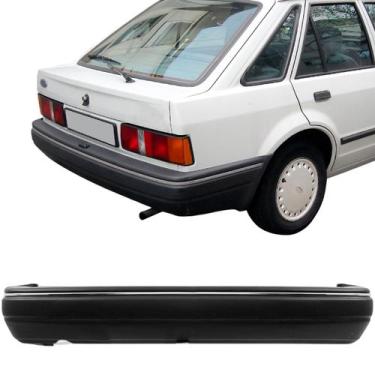 Imagem de Parachoque Traseiro Escort L Gl Ghia 87 88 89 90 91 92 Preto - Plastir