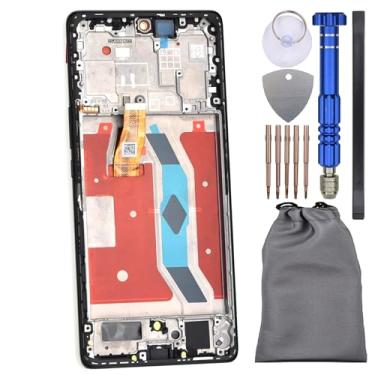 Imagem de Digitalizador de tela sensível ao toque com moldura para Honor X9a Preto 6.67