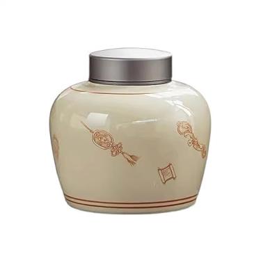 Imagem de Recipiente de armazenamento de chá, tampa de metal, recipiente de chá, médio, vintage, celeiro, cozinha, multifuncional, organizador de chá, lata de chá