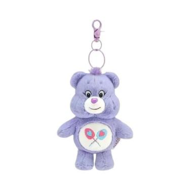 Imagem de Pingente De Pelúcia Fofo Ursinho Carinhoso Boneca Arco-Íris Macia Pres