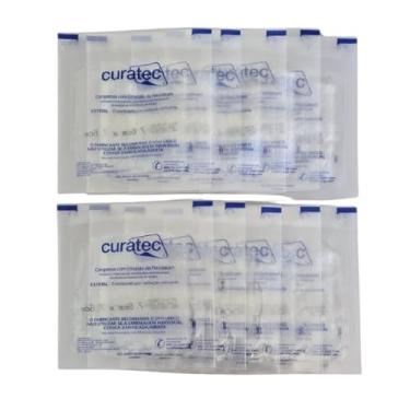 Imagem de Compressa de Emulsão de Petrolatum Curatec 7,6cmX7,6cm- Kit c/10 unidades