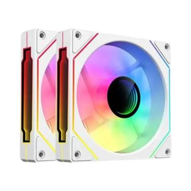 Imagem de Ventiladores RGB De 12cm Para Gabinete ATX, 5V 3 Pinos, Cooler ARGB De