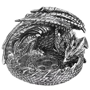 Imagem de Cinzeiros de charuto, design de pterossauros, esculturas em escala, estilo retrô, atraente, decorativo, durável, resina, cinzeiro, para interior, exterior, casa, escritório, secretária, decoração de