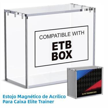 Imagem de Estojo Protetor De Cartões De Jogo Em Acrílico Transparente De 5mm Com