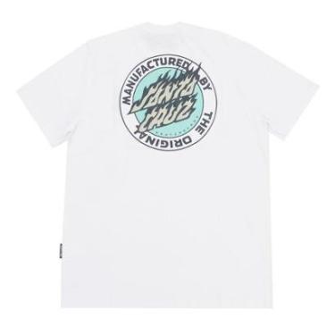 Imagem de Camiseta Santa Cruz Flamed MFG Dot - Branco-Masculino