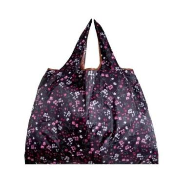 Imagem de Bolsa De Compras Dobrável Ecológica Reutilizável Portátil Para Viagem,