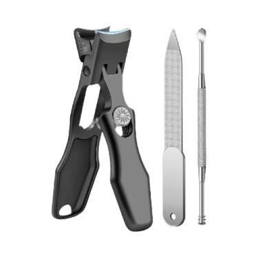 Imagem de Cortador De Unhas De Aço Inoxidável Com Lâmina Larga, Durável E Afiado