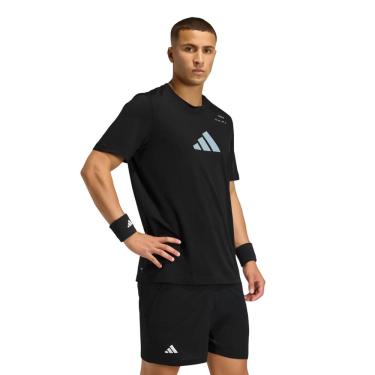 Imagem de Camiseta Adidas Tennis Category Preta-GGG