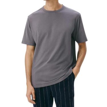 Imagem de Camiseta Masculina Hering MC Regular Soft Touch Cinza LZ82NA-Masculino