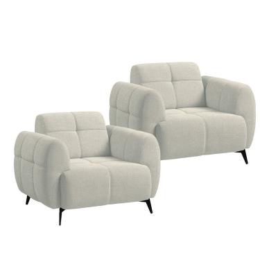 Imagem de Kit 2 Poltronas Quenia com Molas Espirais Movellu Home