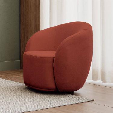 Imagem de Poltrona Nantes com Manta Acrilica Movellu Home