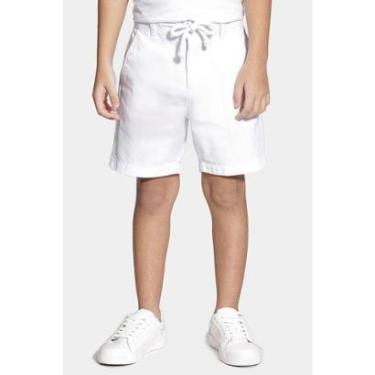 Imagem de Bermuda Aramis Chinho Flamê Colors Cordão Branco-Masculino
