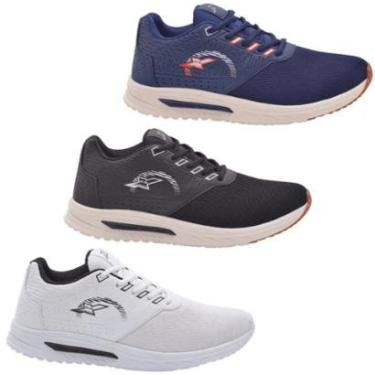 Imagem de Kit 3 Pares Tênis Masculino Academia Corrida Masculução Caminhada FXB-Masculino