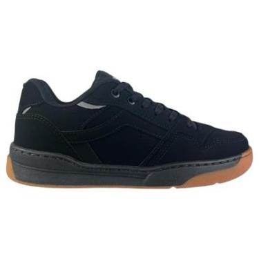 Imagem de Tênis Redikal Skate Masculino Camurça Preto Original Solado Gum Cupsole Refletivo-Masculino