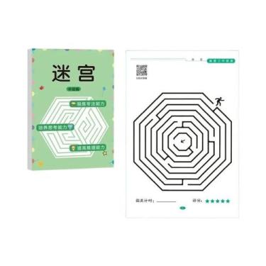 Imagem de Livro De Jogos De Labirinto Para Crianças, Brinquedo Educacional Para 