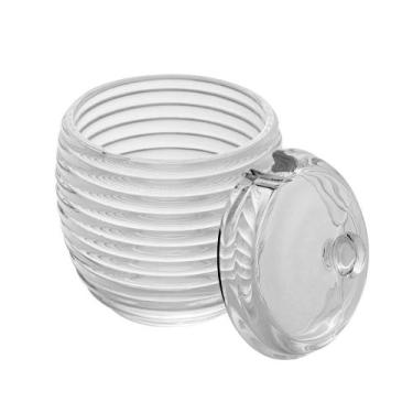 Imagem de Açucareiro com Colher e Tampa Lyor Colméia de Cristal 210ml