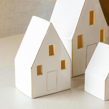 Imagem de Casa Wolff Refugio de Luz 9cm x 6,5cm x 13,5cm Cerâmica