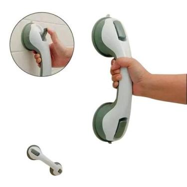 Imagem de Barra De Apoio Branca Com Ventosas Segurança Para Idosos - Top Rio