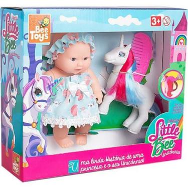 Imagem de Boneca Little Bee Unicórnio 15,5 cm - Bee Toys