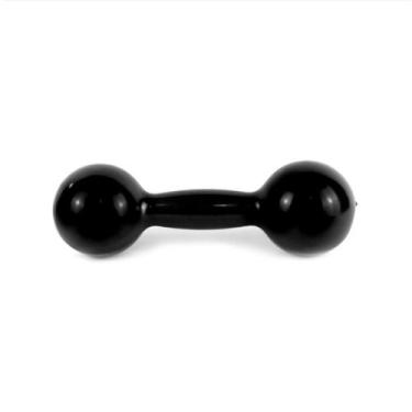 Imagem de Halter 4Kg Bola Emborrachado Exercícios Cor:PretoPeso:4Kg - PNB, Preto