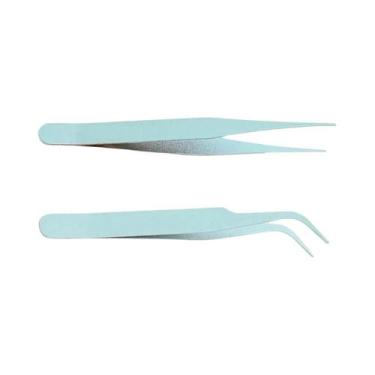 Imagem de Pinça De Aço Inoxidável Com Design De Macaron Para Cílios, Decoração D