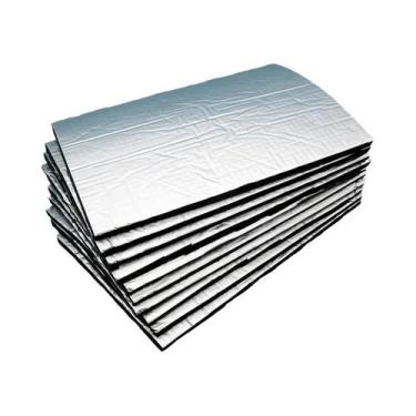 Imagem de Manta Isolante Acústica E Térmica De 10mm (10 Peças) Para Carro, Van, 