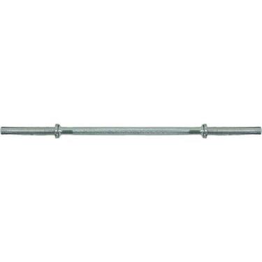 Imagem de Barra Maciça 40 Cm Com Rosca Cromada Poli Sports, Cromada, Garantia 6 