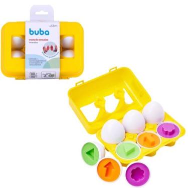 Imagem de Brinquedo Inclusivo Ovos de Encaixe Interativo 22299 - Buba