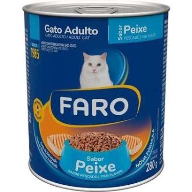 Imagem de Ração Úmida Faro Peixe para Gatos Adultos 280g